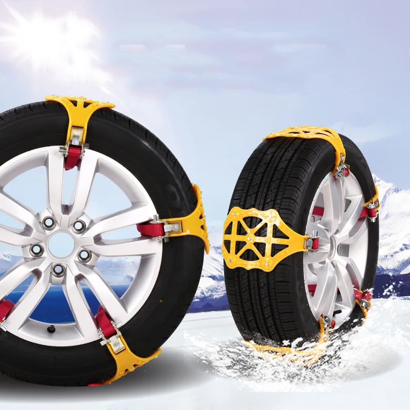 

Auto SUV Universal Anti Skid Snow Chains Tyre Non-slip Belt Tire Chain Strap Snow Chain Emergency Anti-Skid Automobile Belt