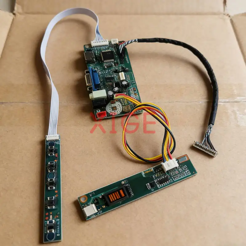 

LCD Display Screen Drive Controller Board Fit N121I1 N121IA N121I9 N121I3 VGA+HDMI 1280*800 1280x800 1-CCFL 20 Pins LVDS DIY Kit