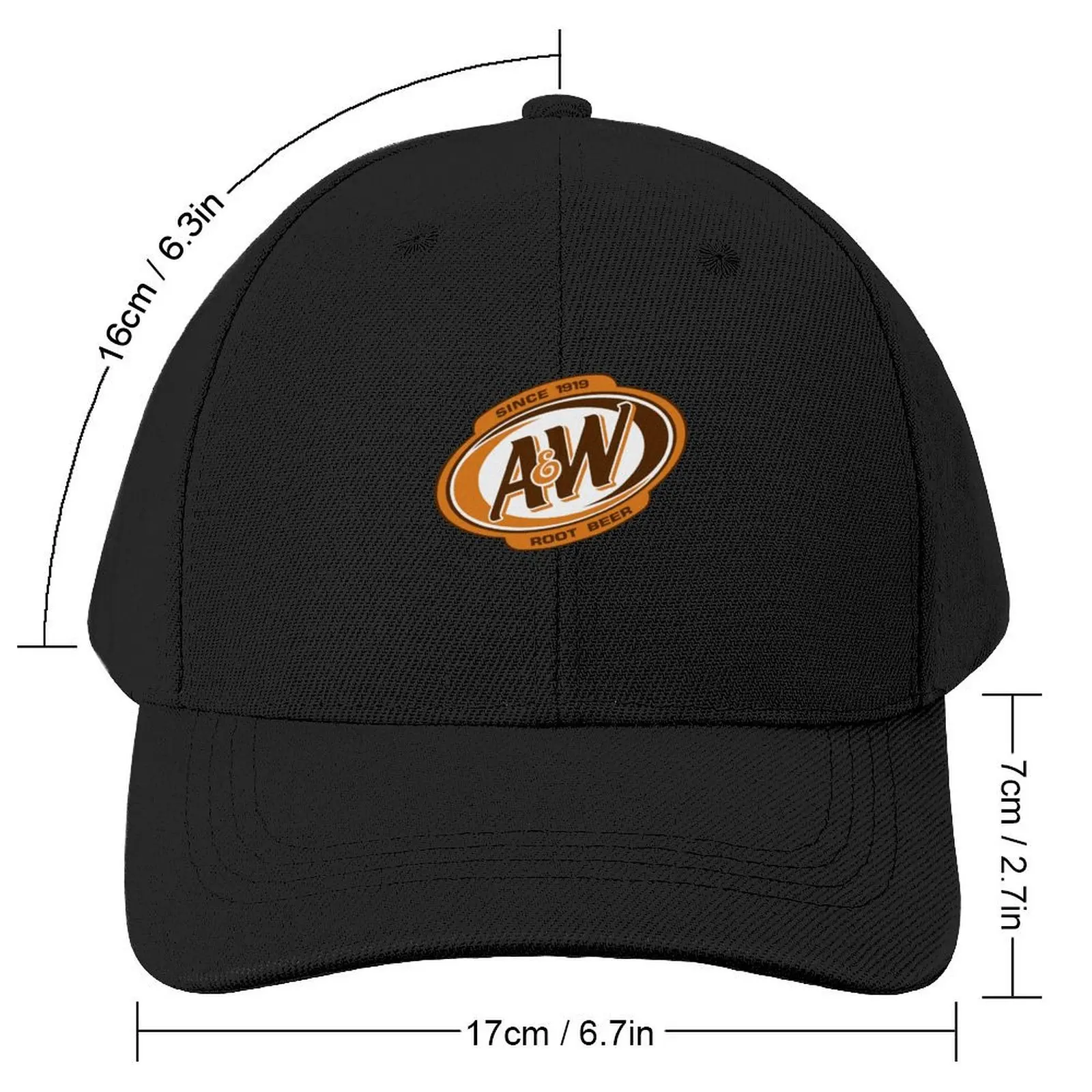 a&w root beer Baseball Cap Hat Beach Snap Back Hat Military Tactical Cap Rugby Trucker Hats For Men Women's