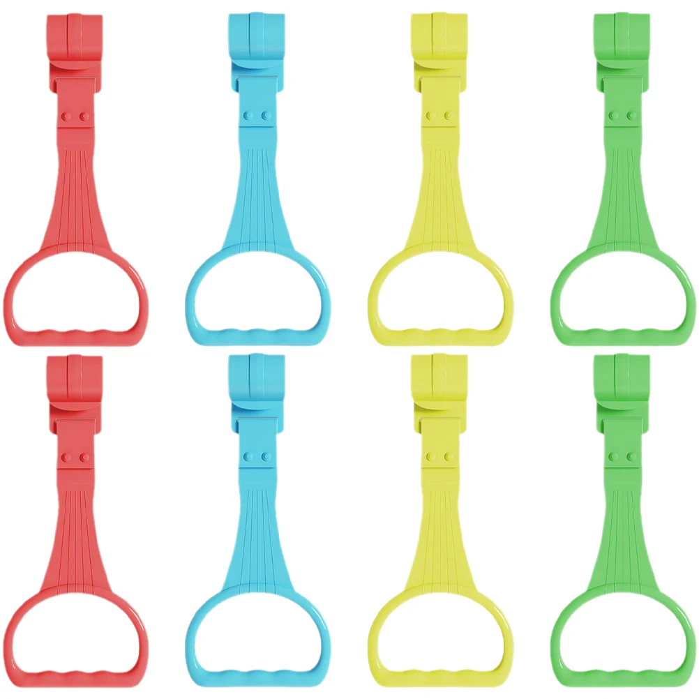 

8 Pcs Baby Standing Safety Ring Crib Pull Rings Exercise Round Walking Tools Plastic Bed Cot