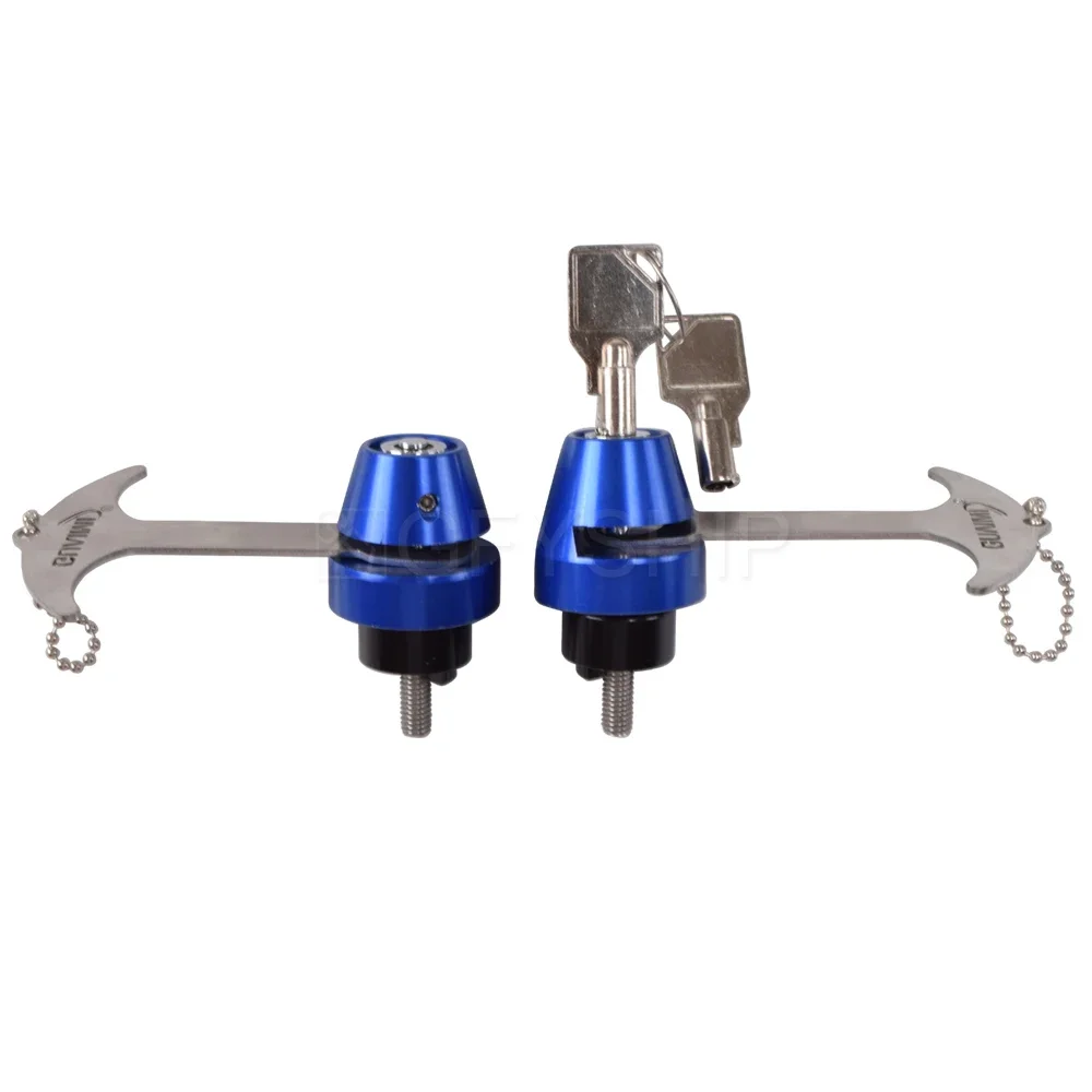 For Honda Goldwing 1800 2001 to 2020 ST1300 ST 1300 NT650 NC700JD GL1800 VFR1200F VFR 1200 Motorcycle Handlebar Ends Helmet Lock