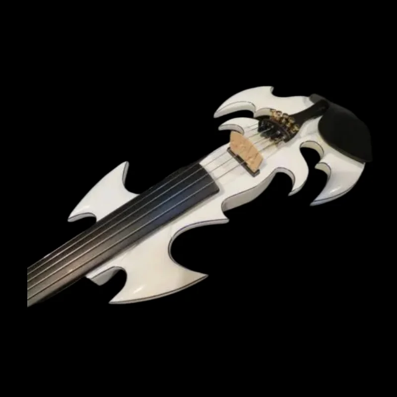 Newly model crazy SONG art streamline white electric viola 15