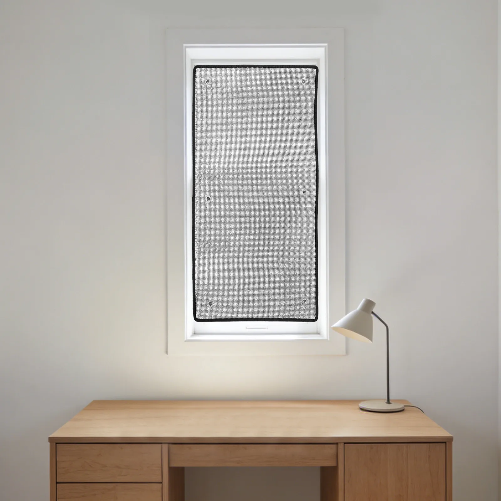 Cooling Privacy Window Film Blackout 50x100cm Black Heat Reflecting Sun Protection Window Foil Thermal Insulation Uv Blocking view 3