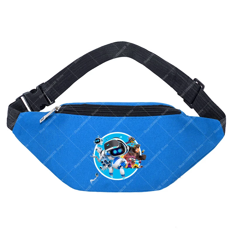 Astro Bot Kids Anime Cute Waist Pack Children Cartoon Print Chest Bag Boy Casual Accessories Crossbody Bags Christmas Gifts 2025