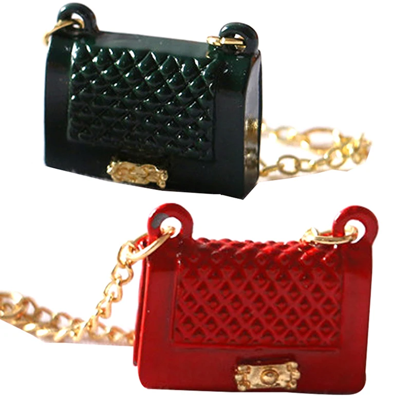 Image 6: Sac à Main Miniature en Métal avec Chaîne, Accessoire de Shopping pour Vêtements, 1 Pièce