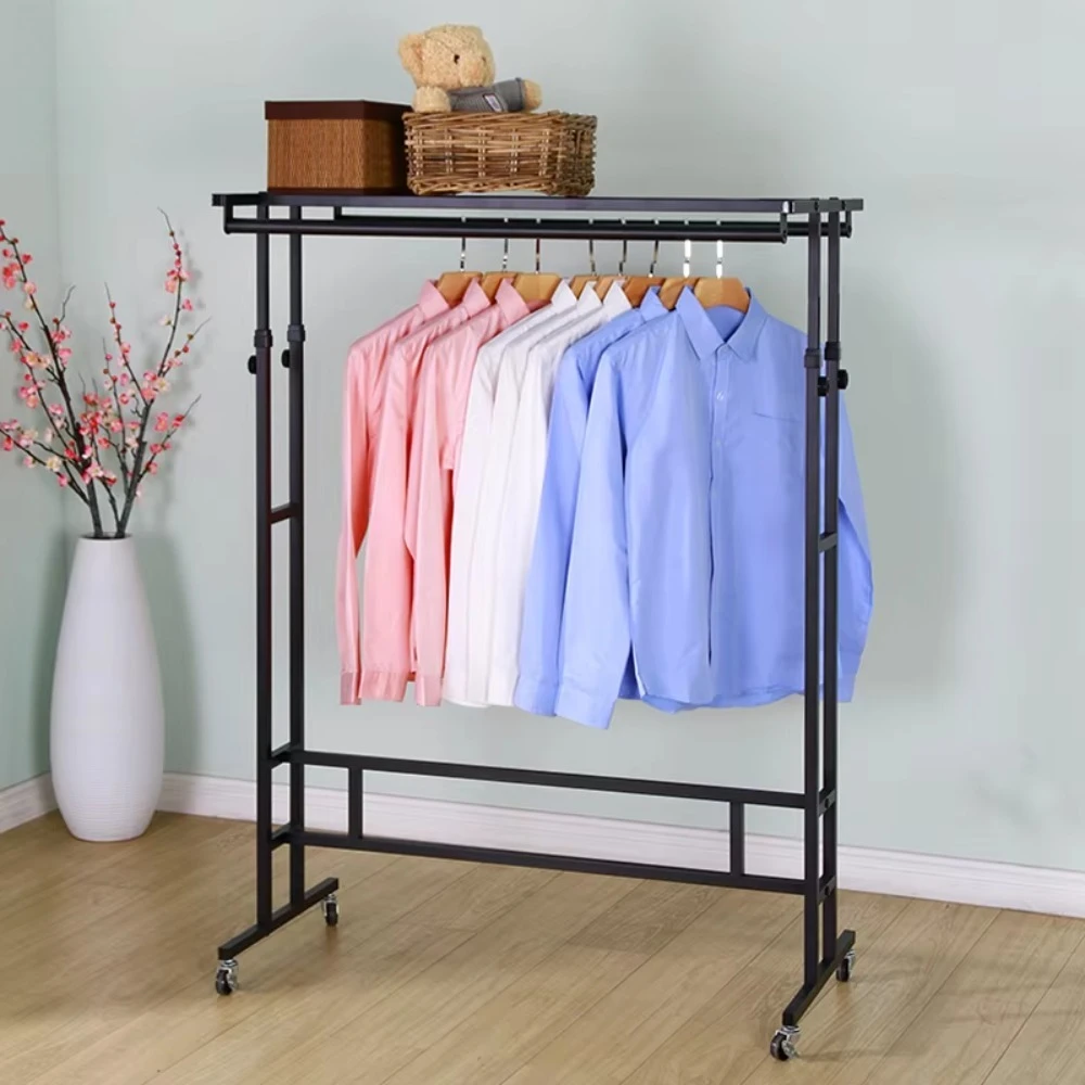 heavy-duty-mobile-portable-clothes-rail-rack-with-wheels