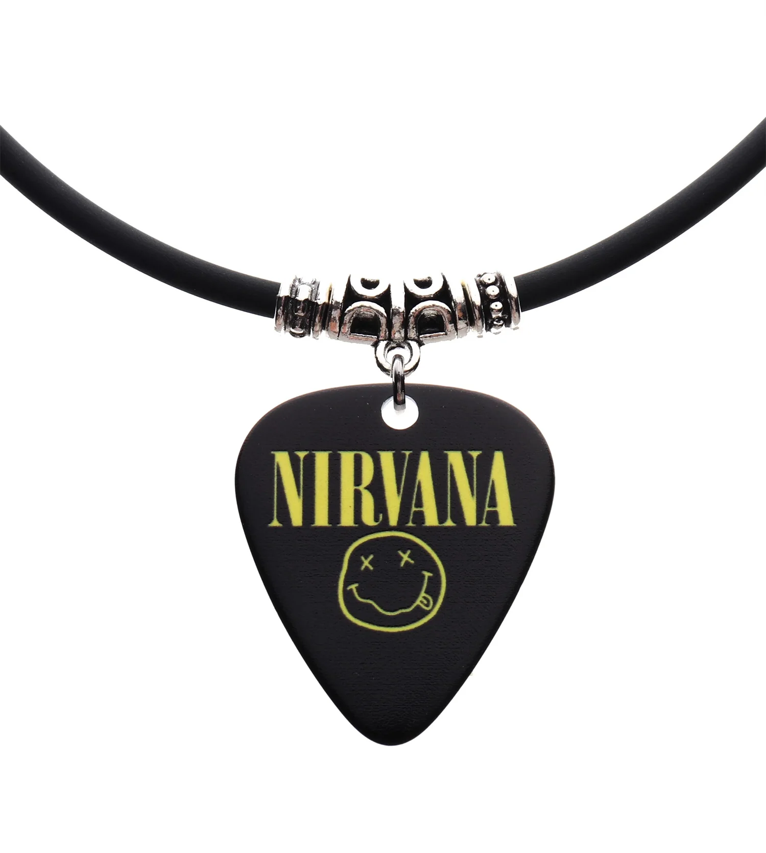 European and American Fashion Guitar Pick Necklace Street Hip-Hop Charm Jewelry For Men And Women