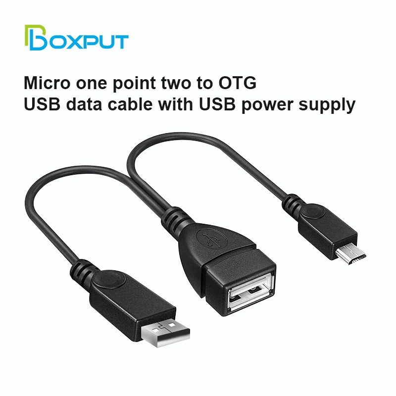 Micro one point two to OTG 2 in 1 USB Cable Device Extension cord Cable Charger Power For TV sticks / devices without USB port