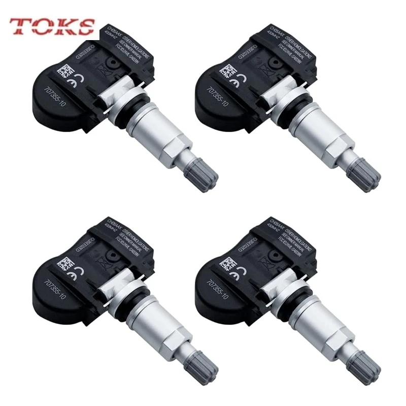 

4 шт. датчиков давления в шинах 6855539 для BMW F20 F21 F22 F23 F30 F31 F32 F33 F34 M2 X1 X2 TPMS 433 МГц 36106856209 707355-10