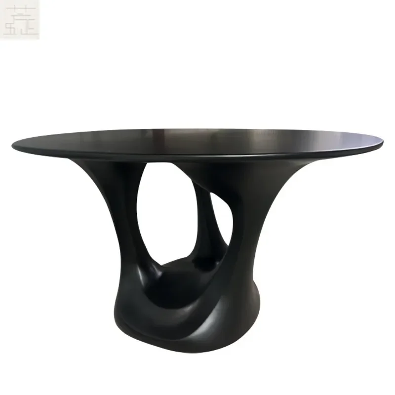 

Nordic designer household table coffee table, elliptical coffee table, artistic modern table