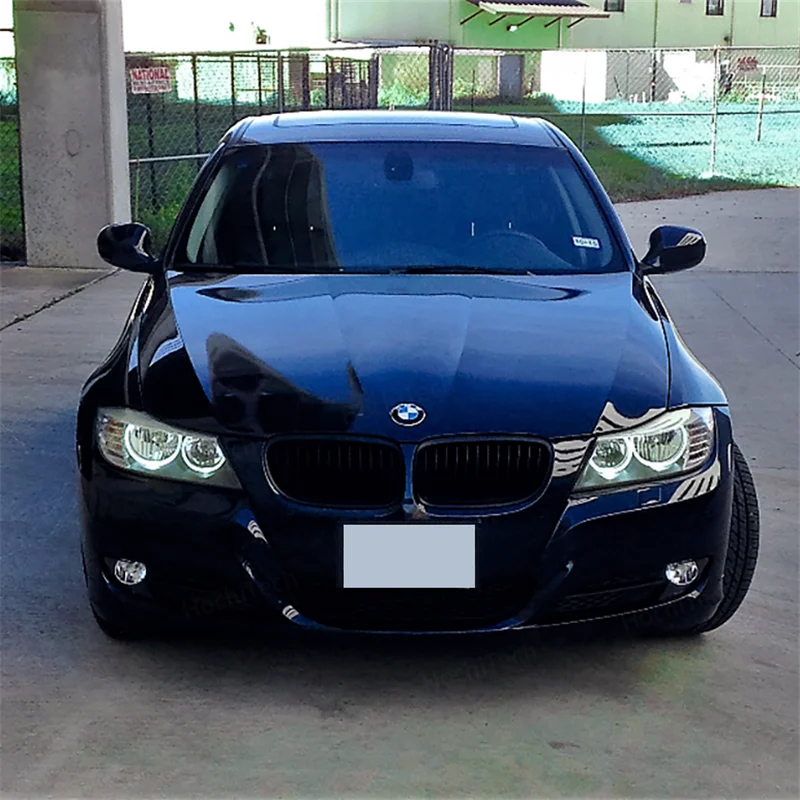 Daytime Light 160W/pair 6000K White Color DRL LED Marker Light Angel Eyes Bulbs for BMW 3 series E90 E91 LCI Halogen 09-11