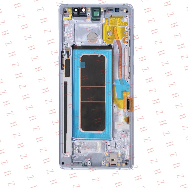 U+ Replacement OLED Assembly With Frame Compatible For Samsung Galaxy Note 8 - Gray