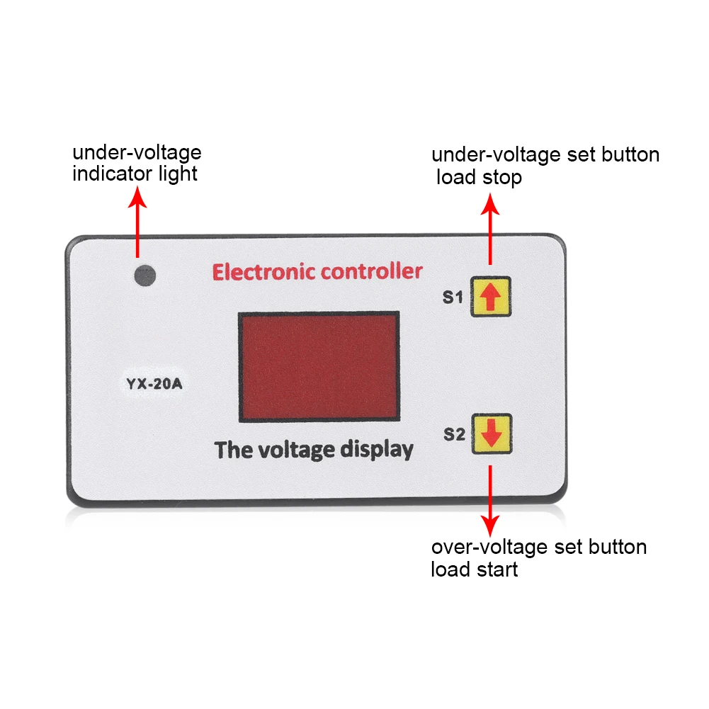 Battery Low Voltage Cut off Automatic Switch On Protection Undervoltage Controller