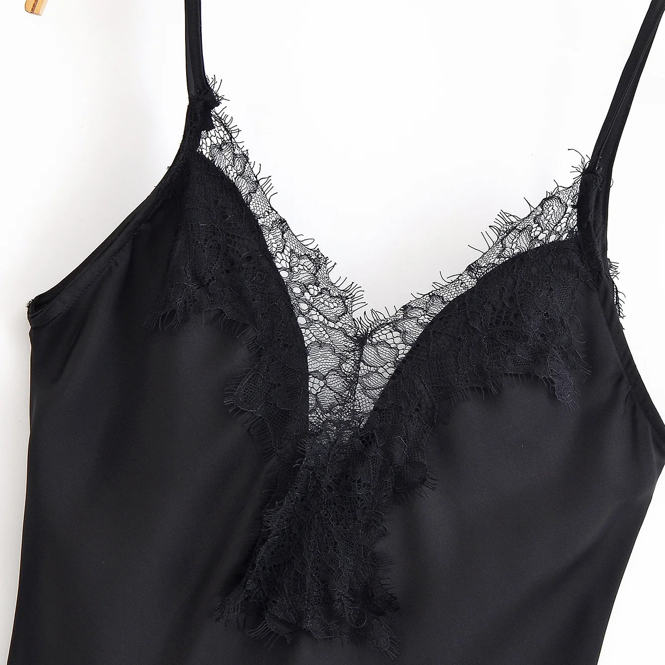 ชุดเดรสผ้าซาตินลูกไม้ ดีไซน์แฟชั่นสำหรับผู้หญิง รุ่นใหม่ประจำฤดูใบไม้ร่วง สีพื้นเรียบ ทรงตรง สไตล์ลำลอง