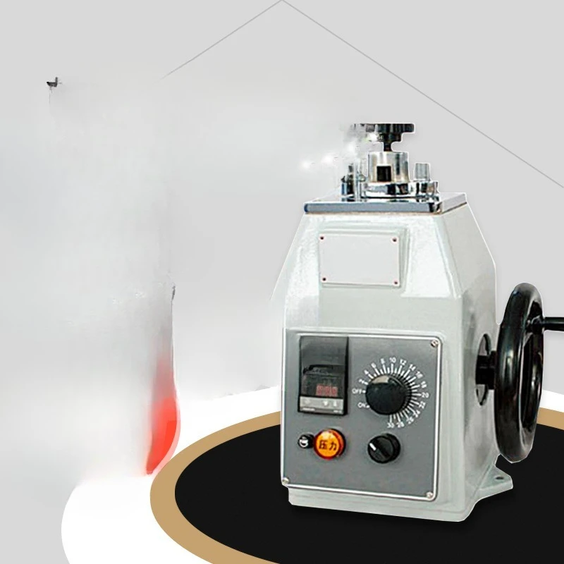 Digital display electronic temperature control, timing phase sample inlay machine