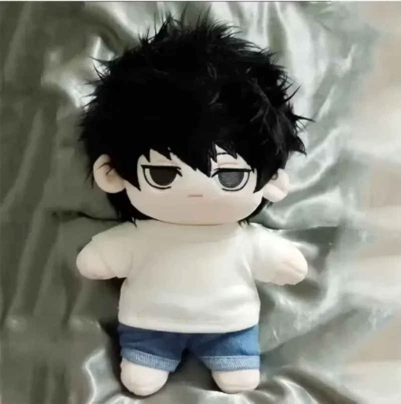 Stuffed Yagami Light 20cm Cotton Doll Toys with Cat Ears Cute Plush Puppet Animation Death Note Kira Gift Dolls for Kids Adults