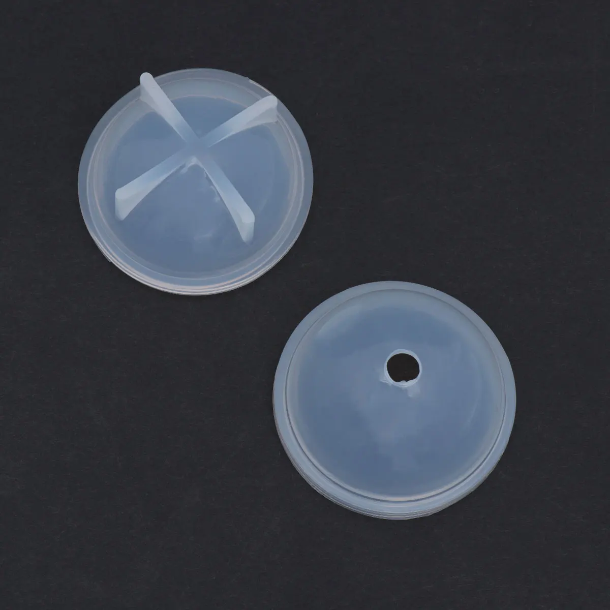 

5 Pcs Ball Mold Fondant Molds Resin Sphere Silicone Dried Flowers Party Crystal
