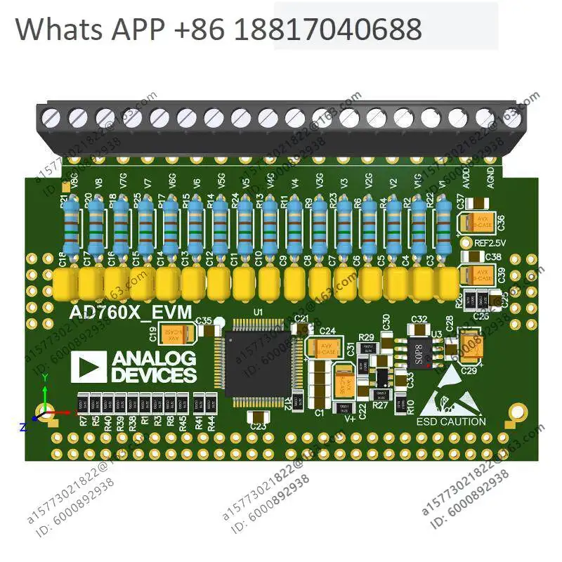 AD7606 data collection module 16-bit ADC 8-channel synchronization, sampling frequency 200KHz