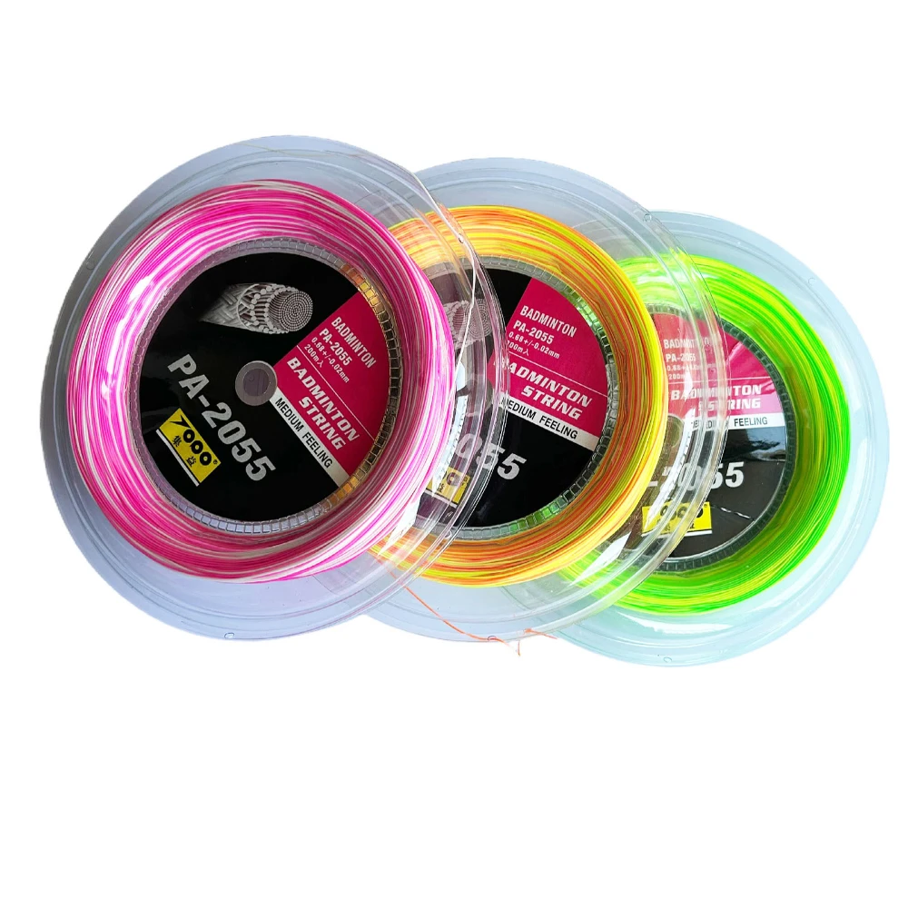 200M Badminton String Reels Thin 0.7mm Higher Repulsion 30lbs Elasticity Badminton Racket String Ball Accessories