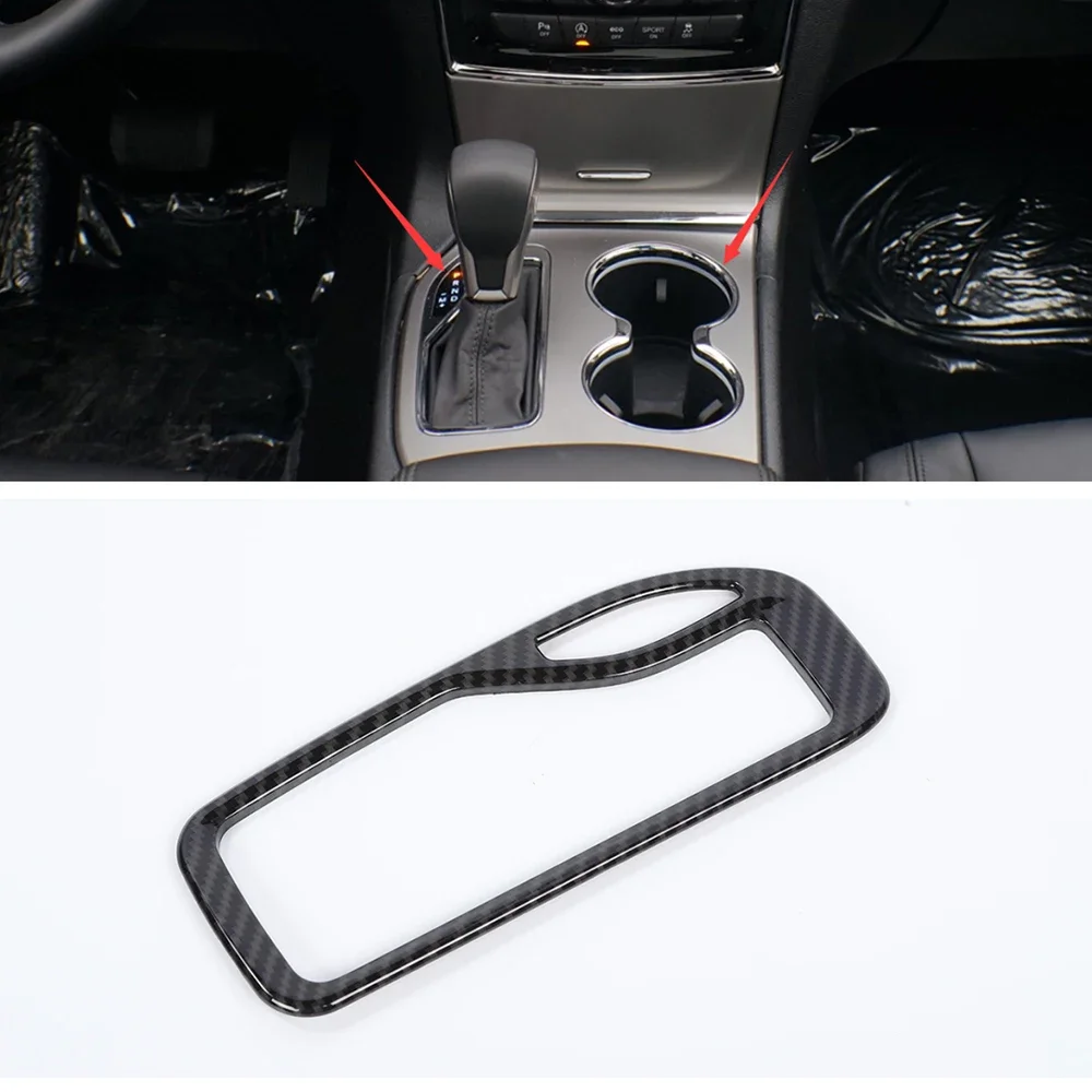 

WE For Jeep Grand Cherokee 2016-2021 LHD Car Gear Shift Panel Frame Trim ABS Styling Accessory