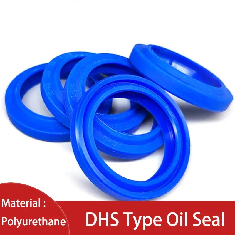 ID 11.2-100mm OD 19.2-110mm Polyurethane Hydraulic Cylinder Oil Sealing Ring DHS Type Shaft Sealing Ring Dust Gasket