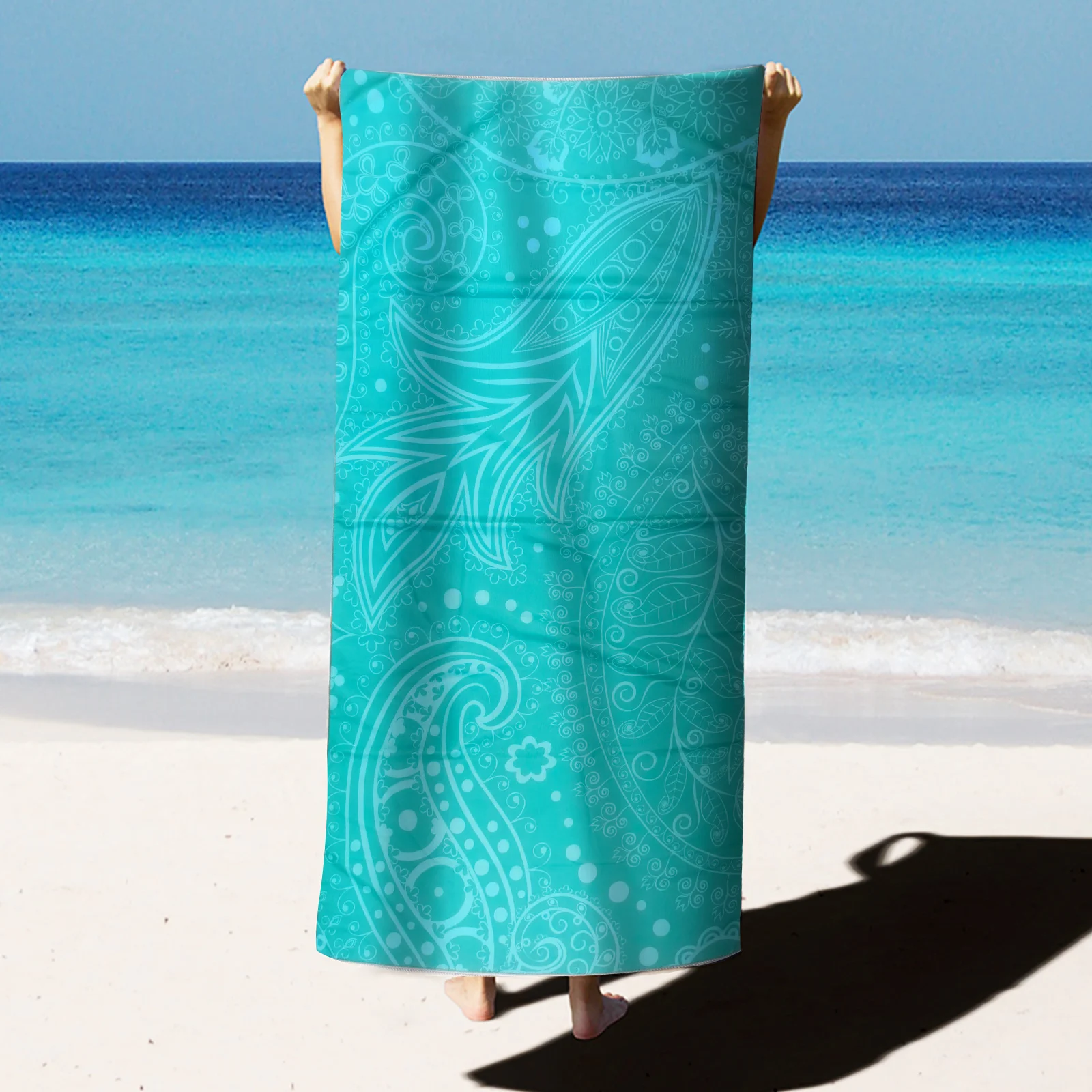 Microfiber Beach Towels Quick Drying Towel Swim Towel Super Soft Absorbent Towel for The Swimming, Sports, Beach, Camping, Gym,