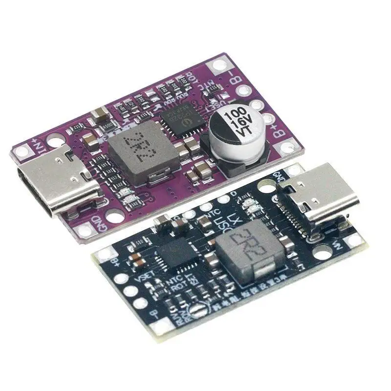 2S 3S LiPo Battery Charger Module 2/3Pcs Type-C 18650 5V to 8.4V 12.6V BMS for Power Bank Replacement
