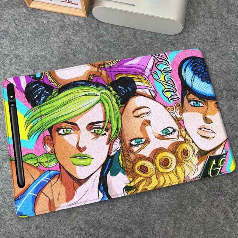 

Цвет JoJo Bizarre Adventure для Samsung Galaxy Tab S9 S10 S6 S7 S8 FE Plus Lite, складной чехол для планшета