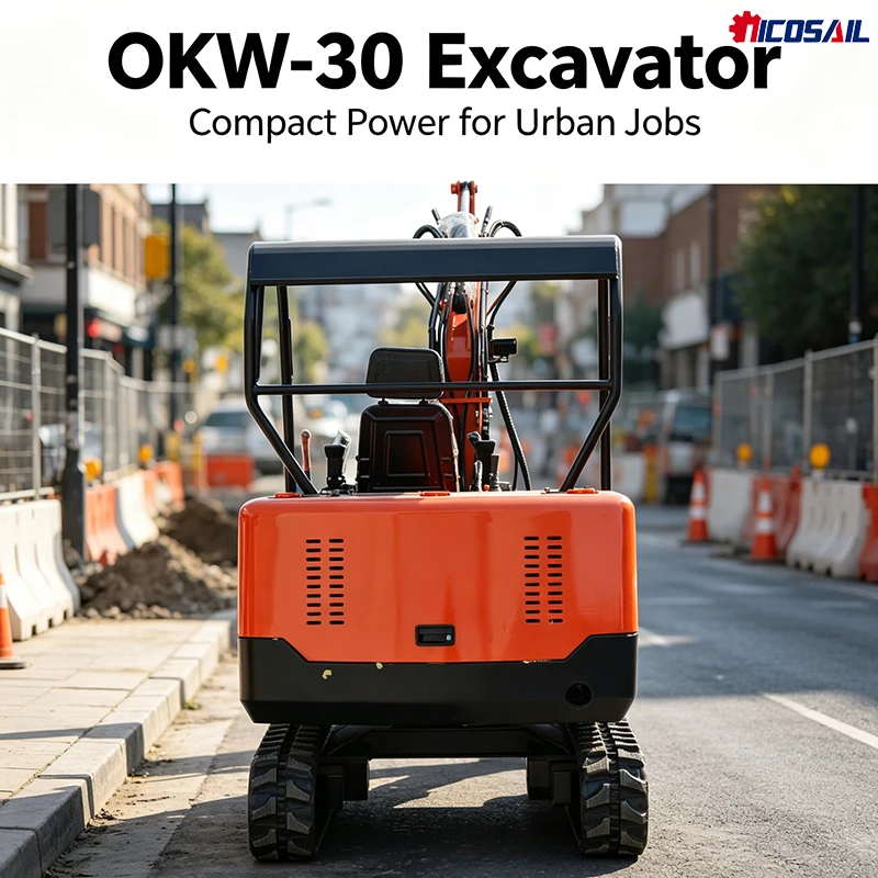 OKW30 ISO9001 Mini Crawler Excavator Easy Operation Great for DIY Landscaping Smallholder Farm Operations