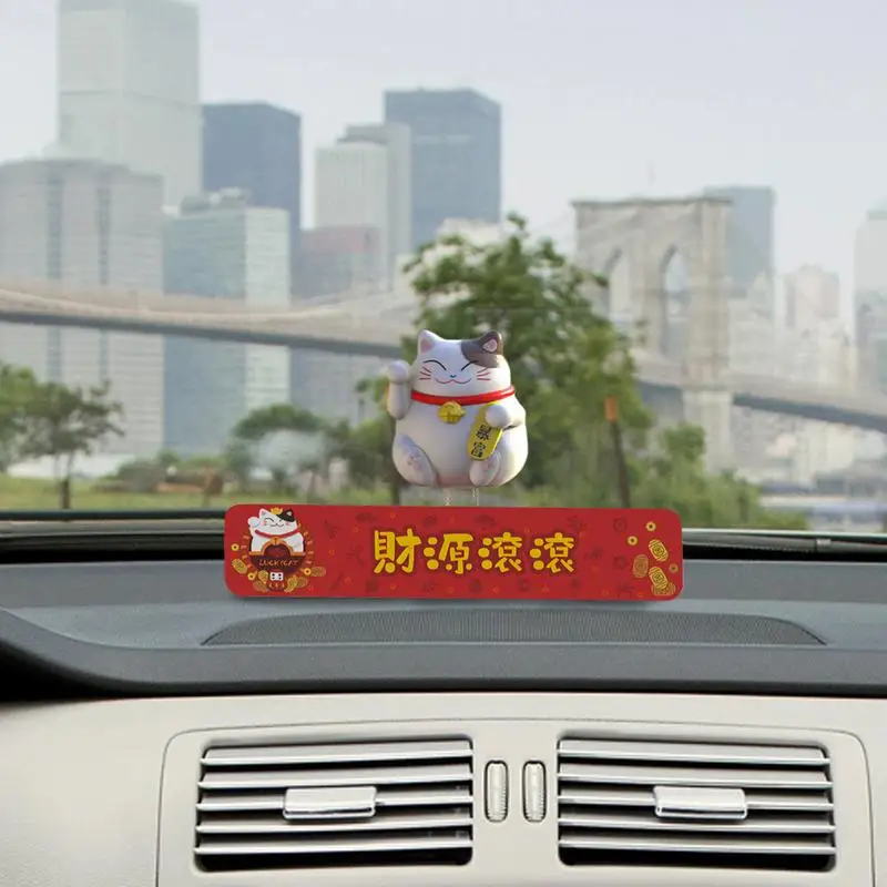 Temporary Parking Number Plate Lucky Cat Car Phone Number Card Parking Phone Number Plate Glowing Phone Number Plate For Trucks