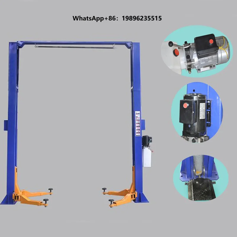 Factory Price Two Post Car Lift 3.5 Tons Lifting Capacity Auto Hydraulic Car Lift Double Cylinder