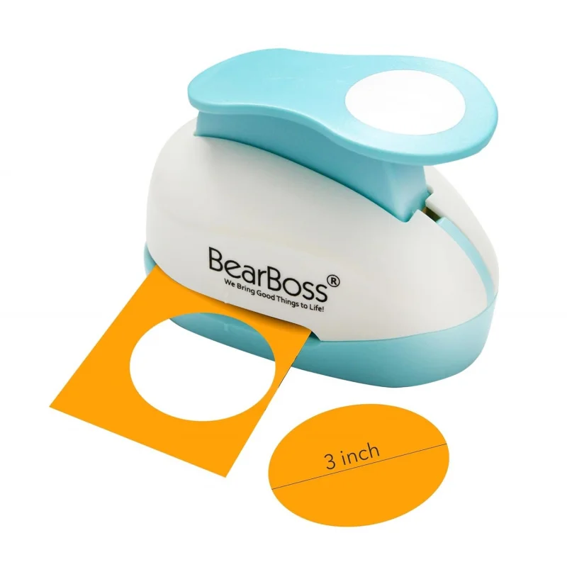 

3 Inch Circle Punch, Hole Punch Shapes, Paper Punch Set for Scrapbooking Festival Paper Greeting Card DIY Albums Photo
