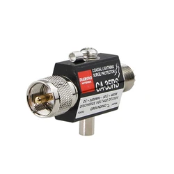 CA-23RP/CA-35RS pl259 so239 n repetidor de rádio coaxial anti-relâmpago antena protetor contra surtos 50 ohm