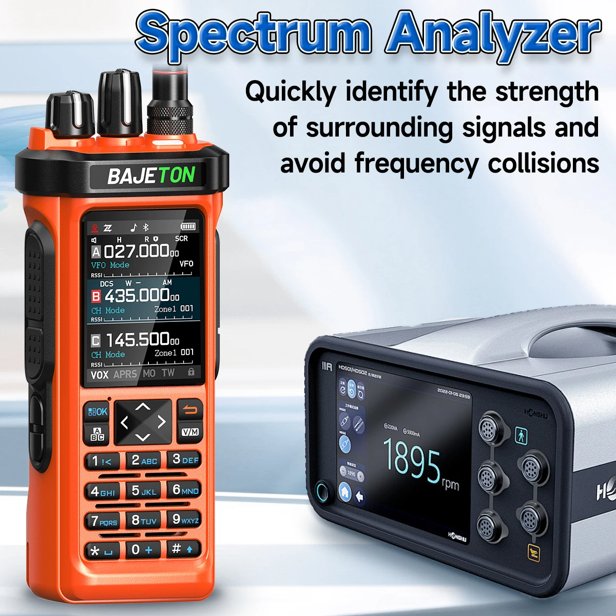 BAJETON BJ-9000 Walkie Talkie CB 27Mhz CB SSB HF APRS GPS Bluetooth 10W Long Range Cross Band Repeater For RT-950 Ham Radio