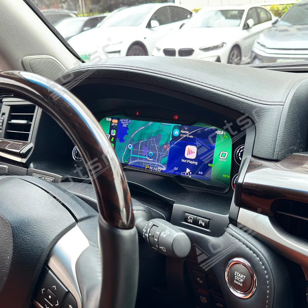 Car LCD Digital Cluster For Lexus LX570 2016 2017 20018 2019 2020‑2021 Dashboard Virtual Cockpit Instrument Speedmeter Ai Screen