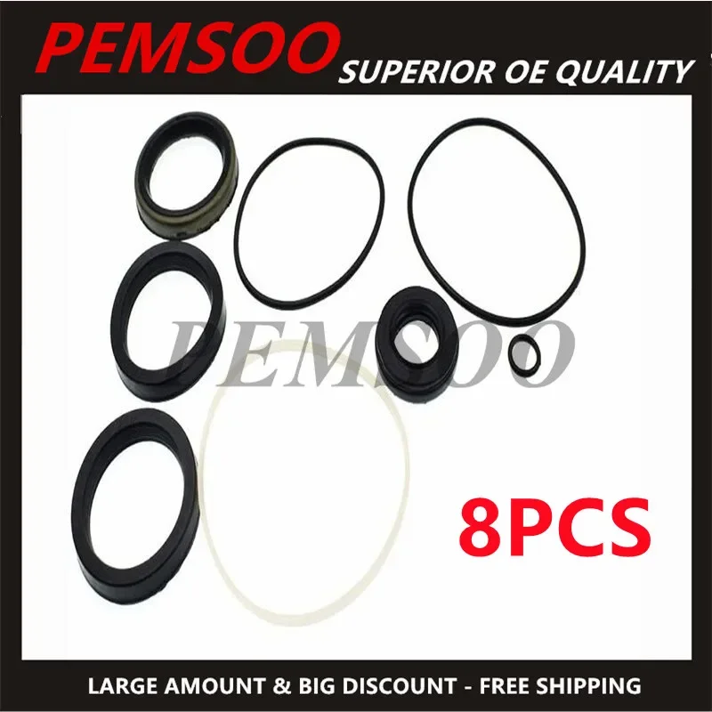 

8P MR151065 Power Steering Gear Rack Seal Repair Kit for Mitsubishi Monero Pajero Shogun 2rd Sport Nativa Challenger Triton L200