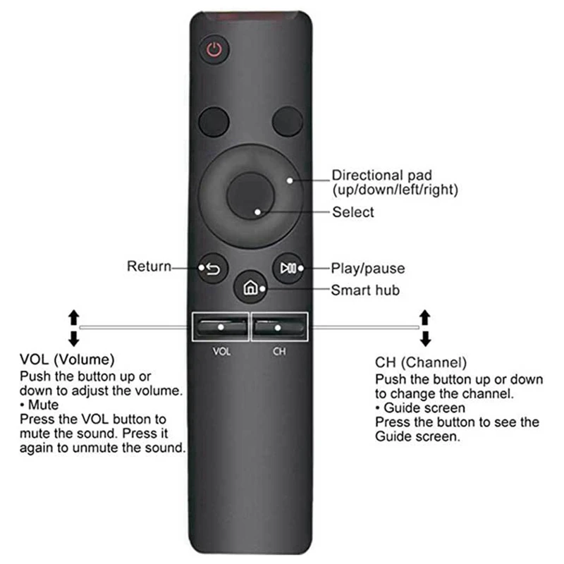 3X Replacement Remote Control For Samsung Smart TV LCD LED 4K TV BN59-01259B BN59-01259E BN59-01260A BN59-01241A