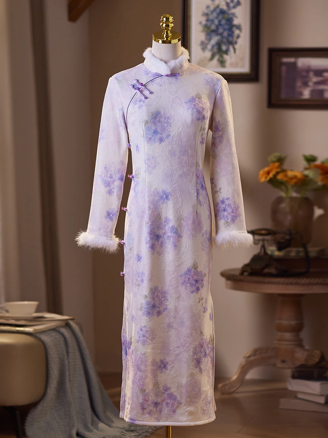 purple-young-sle-thiened-long-sve-qipao-women's-faionable-daily-wear-retro-beautiful-autumn-winter-seasonal-dr