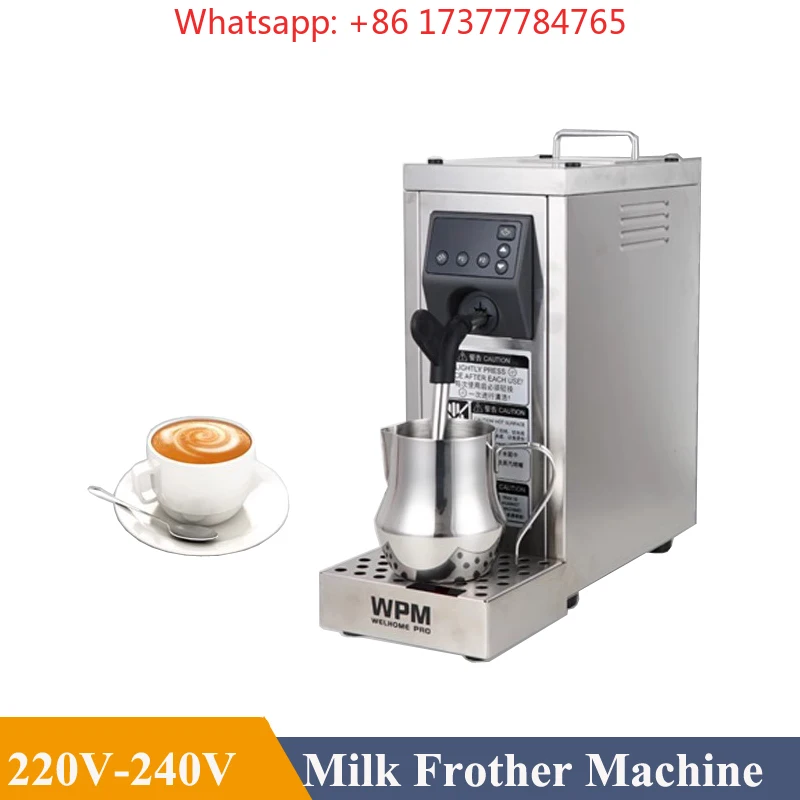 Steam Milk Frother Home Commercial Profession Pumped Steam Engine Tea Shop Beverage Heating Coffee Bubble 1450W