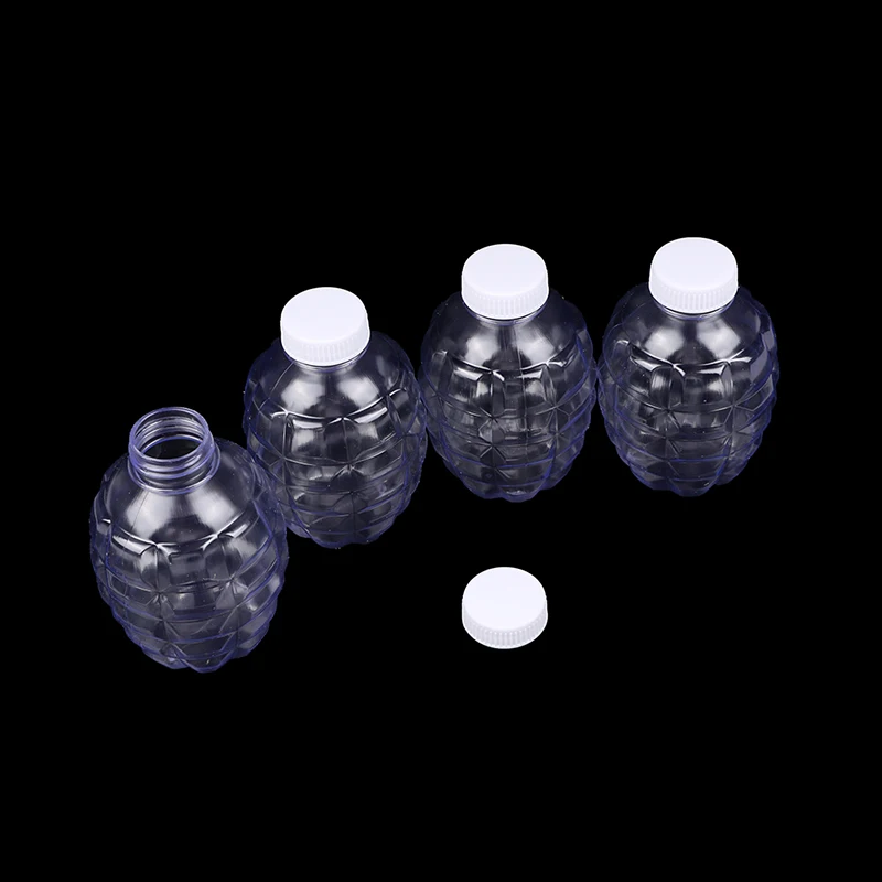 4 Pcs Water Gel Bead Accessories for Gun, Water Gel Bead Subpackage Bottle, Plastic Hopper, Pineapple Bottle