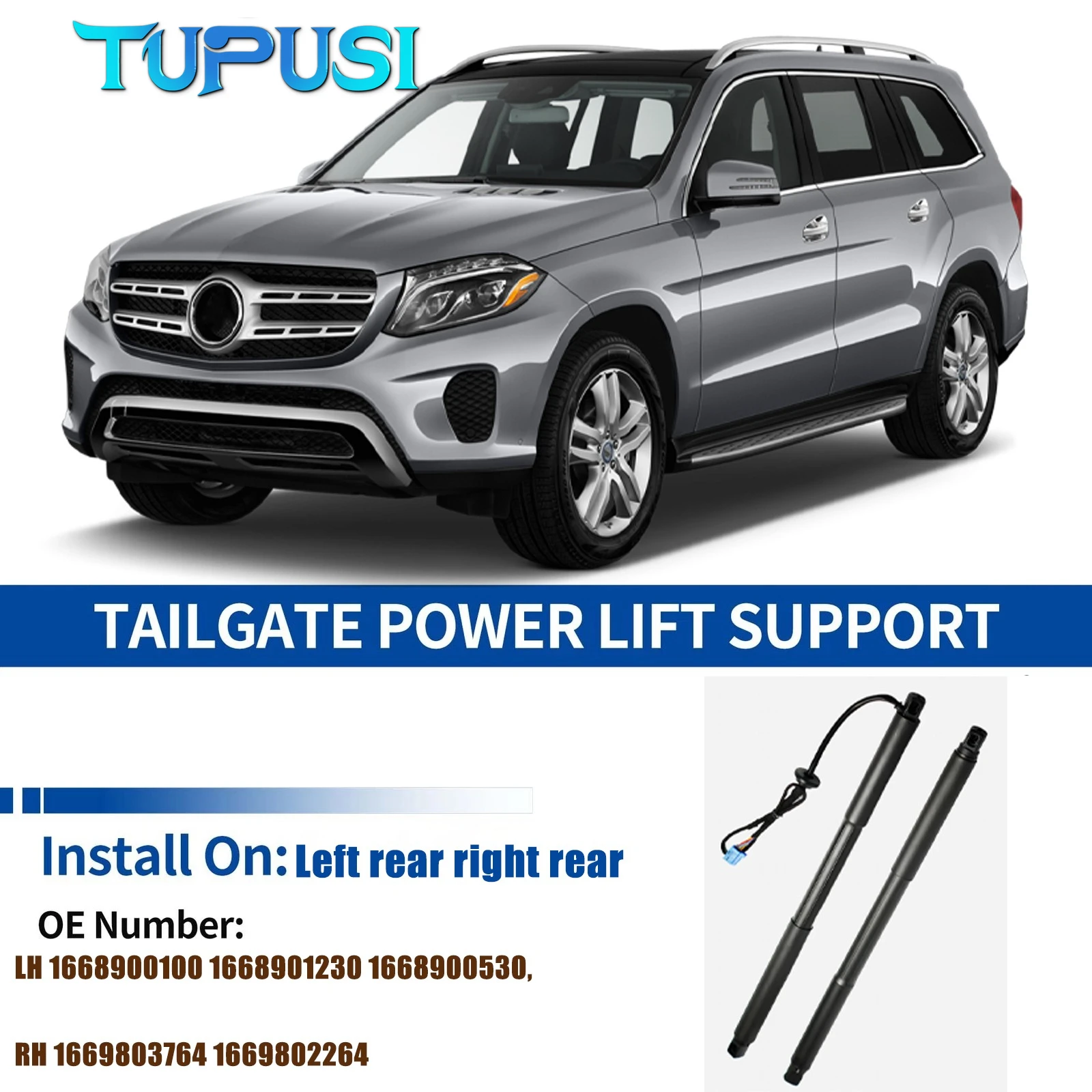 

1668900100 1669803764 For 2012-2017 W166US X166 MercedesBenz GLS LH Tailgate Gas Spring Struts RH Tailgate support Lift Supports