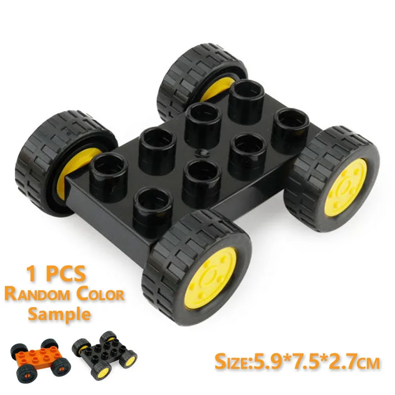 Big Building Blocks Construction Traffic Machinery Creativity Car Accessories Crane Excavator Bricks Toys For Children Baby Gift image 6