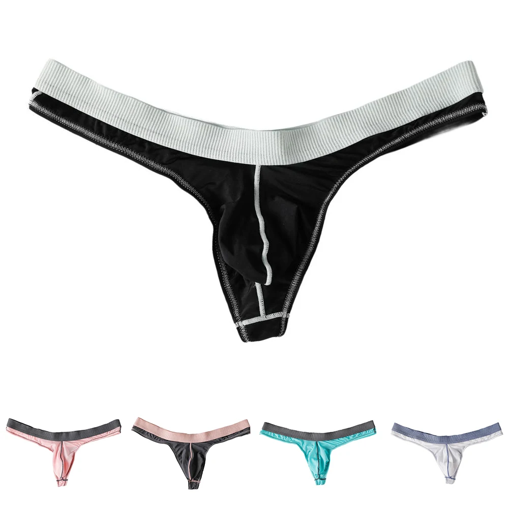 النوم قيعان اليومية الكلسون الرجال منخفضة الخصر سيور G-سلاسل ملابس داخلية جيدة التهوية سريعة الجافة السروال الذكور تمتد سراويل