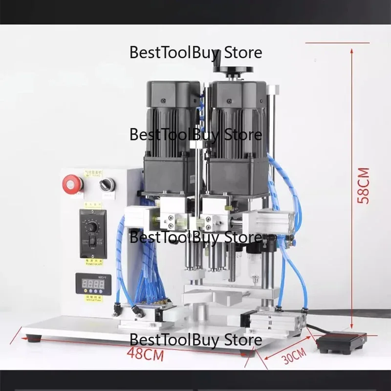 

Automatic Capping machine 18-52mm Pneumatic duckbill bottle Capper Glass/Plastic bottle Capper Beverage bottle capping machine