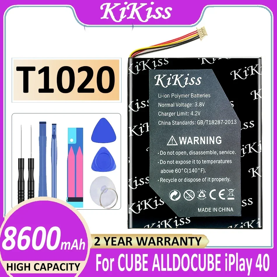 

KiKiss Battery T1020 8600mAh For CUBE ALLDOCUBE iPlay40 iPlay 40 Tablet PC Bateria
