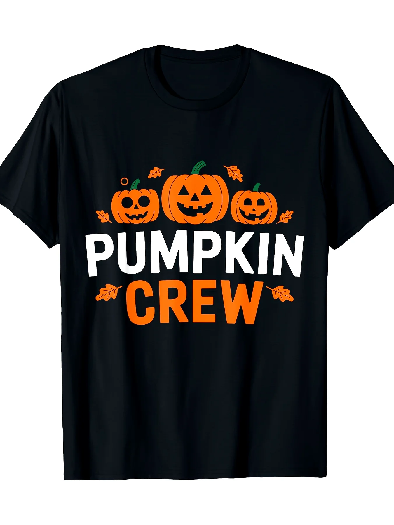 

Men's and Women's Graphic T-shirtPumpkin Crew Funny Matching Pumpkin Patch Family T-Shirt Pure Cotton| 200g