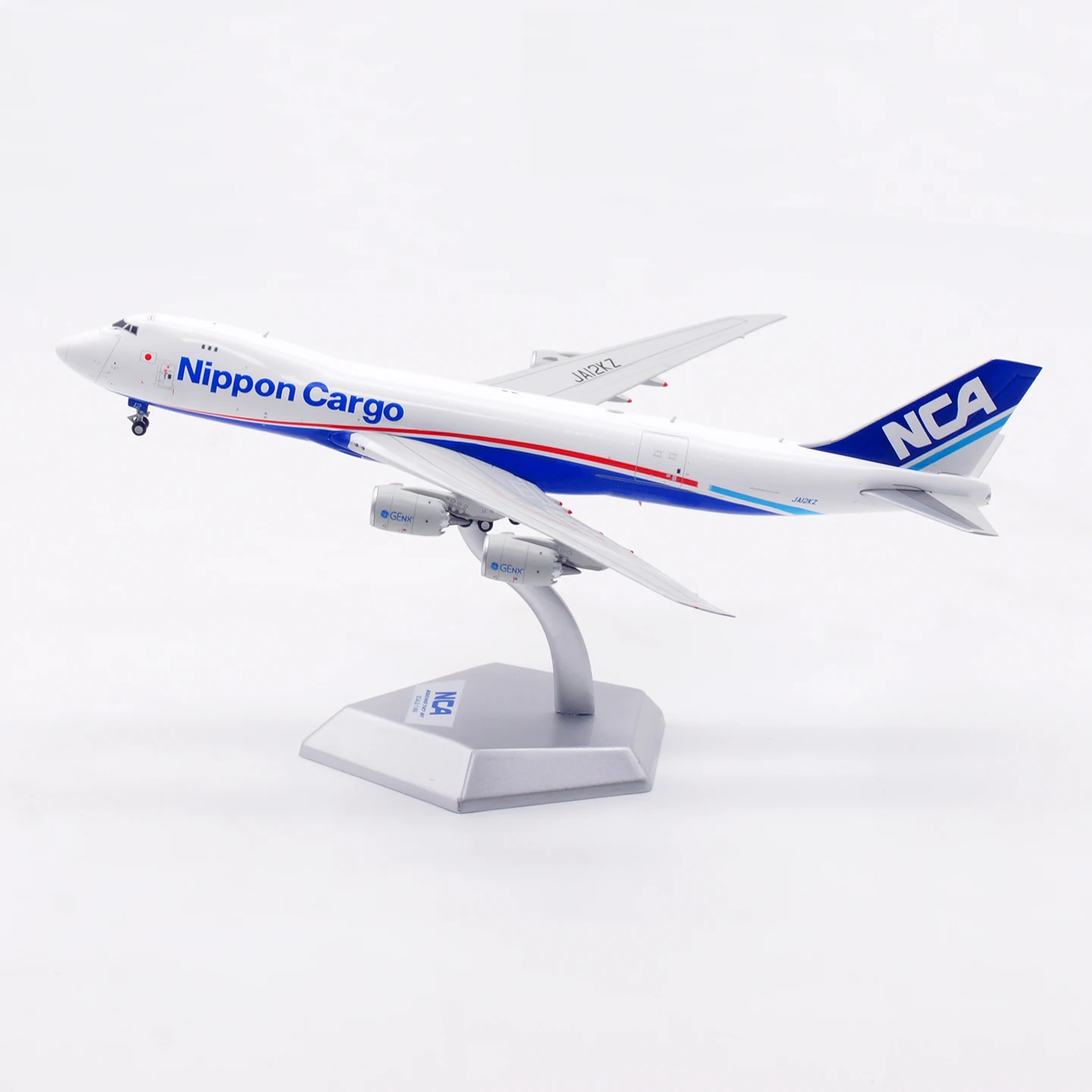B632101 Alloy Collectible Plane Gift HX Models 1:400 Nippon Cargo Boeing B747-8F Diecast Aircraft Jet Model JA12KZ
