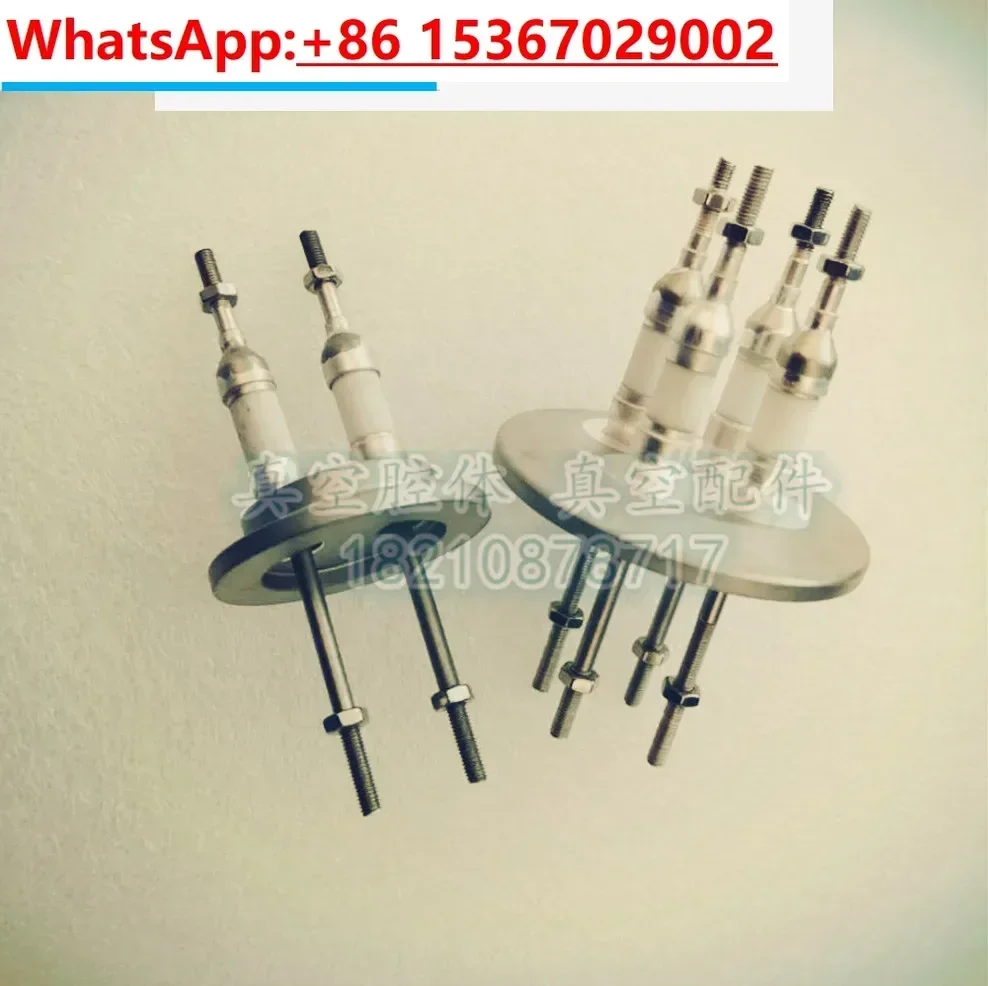 

KF40 Electrode Flange KF50 Vacuum Electrode Flange Ceramic Seal Electrode Vacuum Penetrating Piece