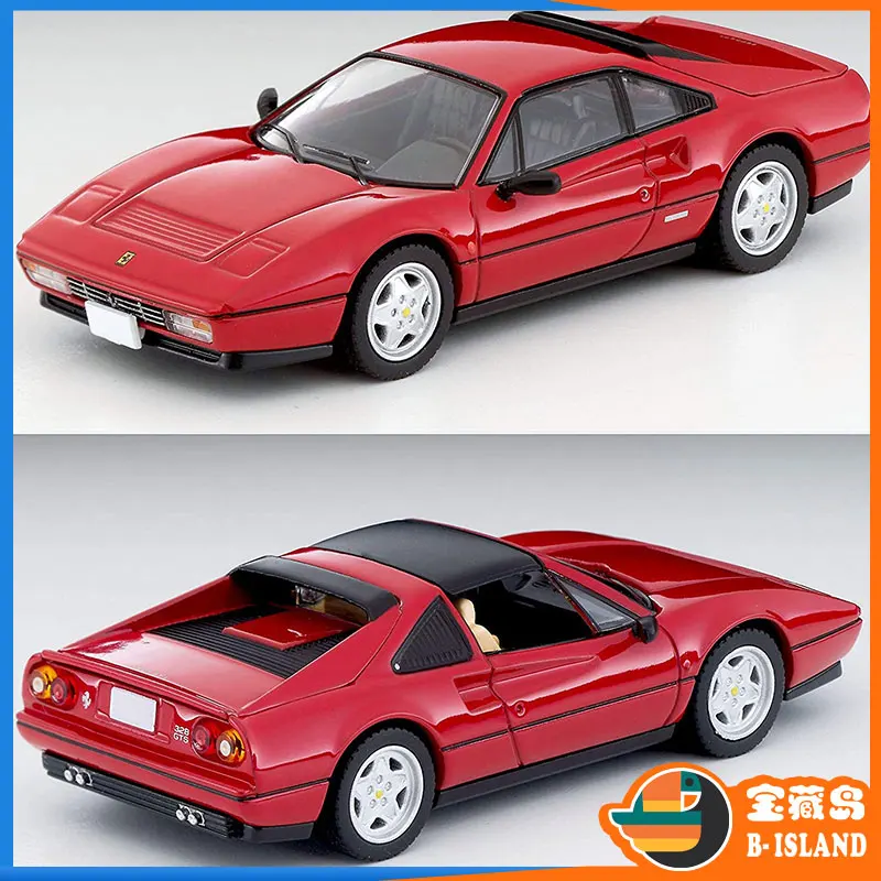 TAKARA TOMY TOMYTEC TLV 328 GTB Красный и Черный GTS Cabriolet 365 GTB4 модели автомобилей из сплава, украшения для взрослых, игрушки для мальчиков, подарки для детей