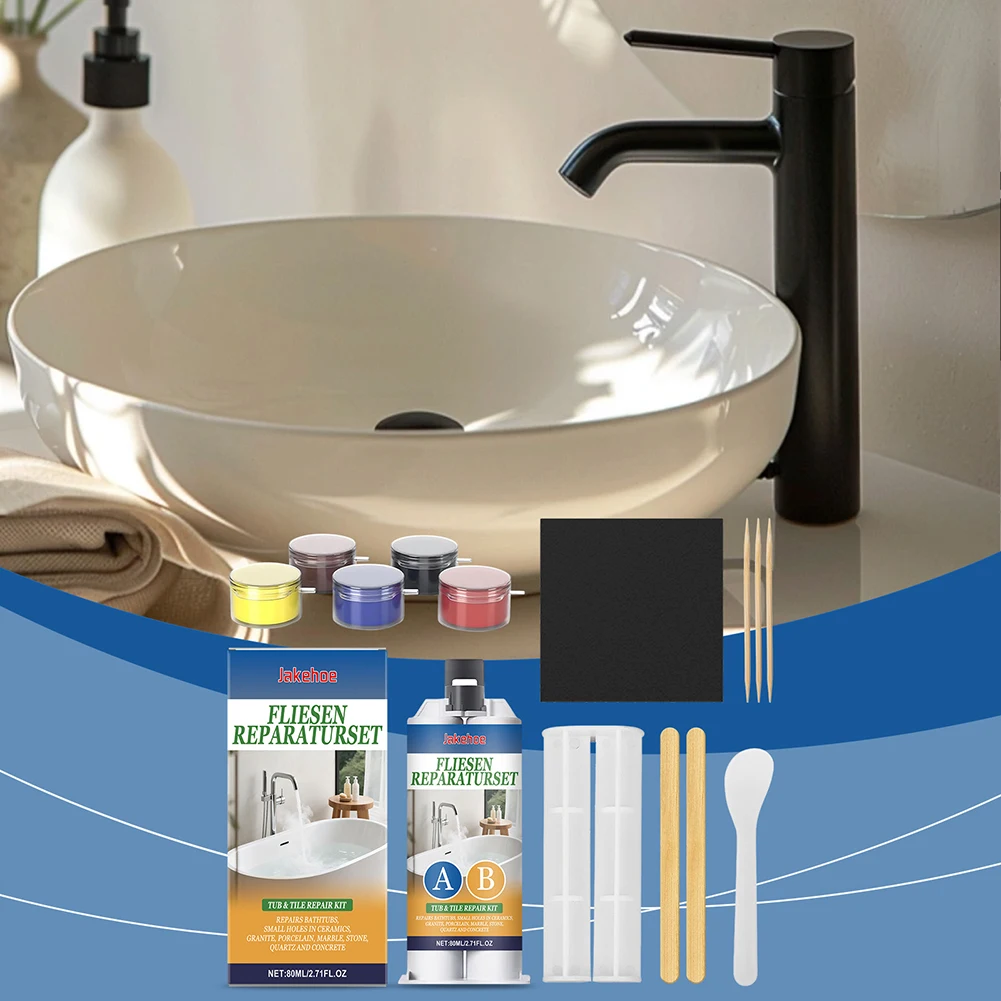 Tub Tile Repair Kit Rapid Repair For Chips And Cracks Rental House Home Improvement
